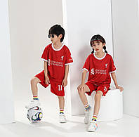 Футбольная форма детская M.Salah (М. Салах) 11 Ливерпуль , красно-белая 116