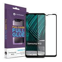 Стекло защитное MakeFuture Samsung M12 Full Cover Full Glue (MGF-SM12) p