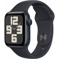 Смарт-часы Apple Watch SE 2023 GPS 40mm Midnight Aluminium Case with Midnight Sport Band - S/M (MR9X3QP/A) h