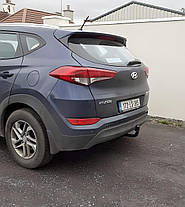 Фаркоп Hyundai Tucson III 2015-2018 (Хендай Туксон 3) польський на болтах, фото 5
