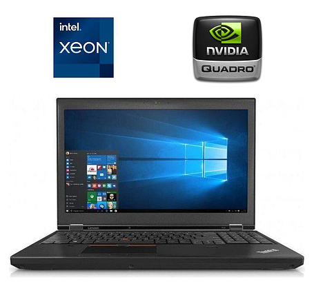 Ноутбук Lenovo ThinkPad P50/ 15.6" (1920x1080)/ Xeon E3-1505M v5/ 16 GB RAM/ 512 GB SSD/ Quadro M2000M 4GB, фото 1