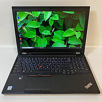 Ноутбук Lenovo ThinkPad P50/ 15.6" (1920x1080)/ Xeon E3-1505M v5/ 16 GB RAM/ 512 GB SSD/ Quadro M2000M 4GB, фото 3