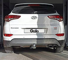 Фаркоп Hyundai Tucson III 2015-2018 (Хендай Туксон 3) оцинкований без підрізу бампера, фото 3