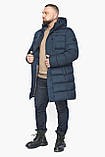 Куртка зимова чоловіча темно-синя великого розміру модель 51864 (ОСТАЛСЯ ТІЛЬКИ 56(3XL)), фото 6