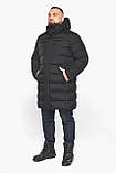 Куртка практична зимова чоловіча чорного кольору модель 63949, фото 3