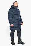 Куртка трендова чоловіча зимова темно-синя модель 63949, фото 2
