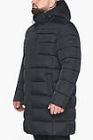 Графітова куртка зимова чоловіча з коміром модель 63949, фото 10