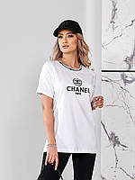 Женская футболка Турция Летняя футболка 42-44,44-46 Модная футболка Футболка с надписью Футболка с принтомV&Vs