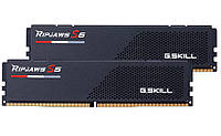 Память 16Gb x 2 (32Gb Kit) DDR5, 5600 MHz, G.Skill Ripjaws S5, Black (F5-5600J4040C16GX2-RS5K) (250725)