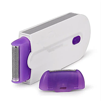 Портативный женский эпилятор-триммер Hair Remover Yes для домашнего использования с аккумулятором и подсветкой