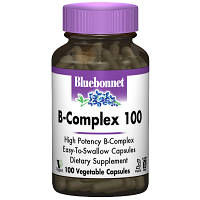 Витамин Bluebonnet Nutrition В-Комплекс 100, 100 гелевых капсул (BLB-00418) p