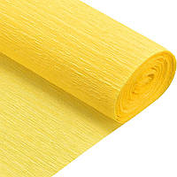 Бумага гофрированная SANTI желтая 230% рулон 50*200см