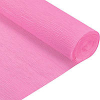 Бумага гофрированная SANTI розовая 230% рулон 50*200см