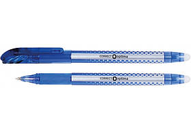 Ручка гелева пиши-стирай Optima Correct 0,5 синя