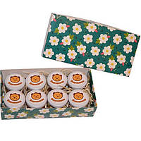 Подарочный набор мед с орешками - Ромашки 8 шт. x 45 грамм