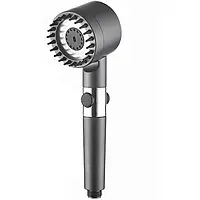 Массажная Турбо лейка вращение 360° TURBOCHARGED SHOWER HEAD Водосберегающая насадка для душа 1211