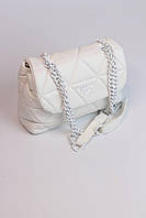 Женская сумка Prada Nappa spectrum white, женская сумка, сумка Прада белого цвета SK0512