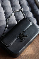 Женская сумка Celine black, женская сумка, брендовая сумка Селин черная SK2302