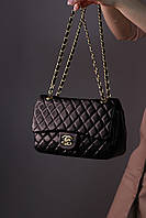 Женская сумка Chanel 26 black, женская сумка, Шанель черного цвета. SK4009