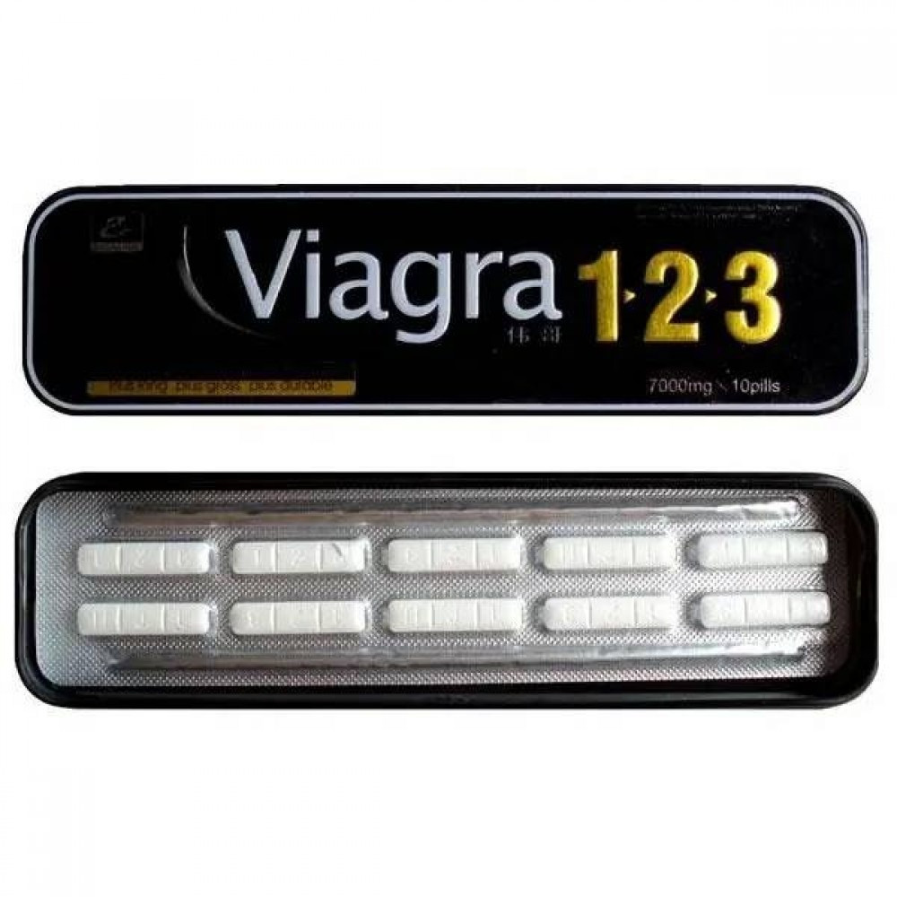 Препарат для посилення чоловічої ерекції Viagra 123 (ціна за упаковку, 10 шт) 18+, фото 1