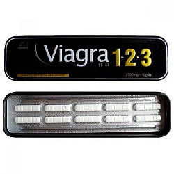 Препарат для посилення чоловічої ерекції Viagra 123 (ціна за упаковку, 10 шт) 18+