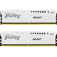 Модуль памяти для компьютера DDR5 64GB (2x32GB) 5200 MHz Beast White Kingston Fury (ex.HyperX)