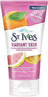 Скраб St. Ives Even и Bright Pink Lemon и Mandarin Orang, очищение от угрей