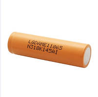Акумулятор 18650 Li-Ion LG INR18650 ME1 (LGDAME11865), 2100 mAh, 4.2A, 4.2/3.65/2.8V, Orange, 2 шт. в упаковці,