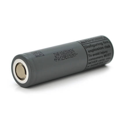 Акумулятор 18650 Li-Ion LG FA129E092N1, 2600mAh, 10A, 4.2/3.6/2.5V, GREY, 2 шт. в упаковці, ціна за 1 шт, фото 1