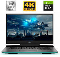 Игровой ноутбук Dell G7 15 7500 / 15.6" (3840x2160) OLED / Intel Core i7-10750H (6 (12) ядер по 2.6 - 5.0 GHz)