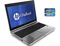 Ноутбук HP EliteBook 8560P / 15.6" (1600x900) TN / Intel Core i5-2520M (2 (4) ядра по 2.5 - 3.2 GHz) / 8 GB