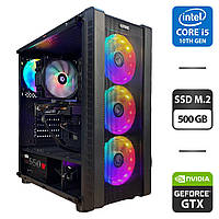 Сборка под заказ: Qube Storm Black Tower / Intel Core i5-10400F (6 (12) ядра по 2.9 - 4.3 GHz) / 16 GB DDR4 /