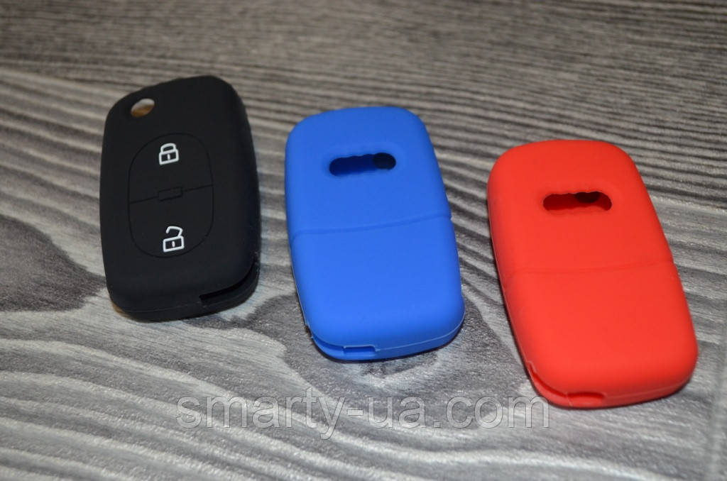 Силиконовый чехол для ключа автомобилей AUDI A2, A3, A4, A6, A8, TT на 2-е кнопки - фото 4 - id-p391160932