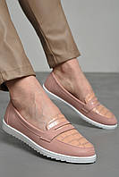 Туфлі-лофери жіночі рожевого кольору 174097L