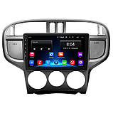 Al Штатна магнітола для Hyundai Matrix I Рестайлінг 2 2008-2010 екран 9" 2/32Gb Wi-Fi GPS Base Android, фото 2