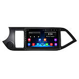 Al Штатна магнітола для Kia Picanto II Рестайлінг 2015-2017 екран 9" 2/32Gb Wi-Fi GPS Base Android, фото 2