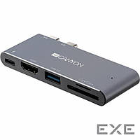 Порт-репликатор Canyon Docking Station with 5 ports, Thunderbolt 3, Input 100-240V (CNS-TDS05DG)