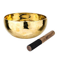 Поющая чаша Тибетская Singing bowl Ручная холодная ковка 21 21 9.6 см Бронза полированная (27 GT, код: 8027149