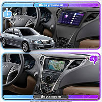 Go Штатна магнітола для Hyundai Grandeur V 2011-2016 екран 9" 2/32 Gb Wi-Fi GPS Base Android