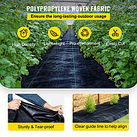 VEVOR Weed Barrier Landscape Geotextile Underlayment 6 x 250 FT PP Woven