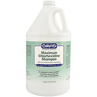 Шампунь с 4% хлоргексидином для собак и котов Davis Maximum Chlorhexidine Shampoo с заболеваниями кожи и