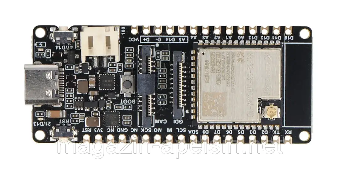 FireBeetle 2 ESP32-S3-U - WiFi, Bluetooth - внешняя антенна - камера ...