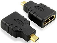 Перехідник гніздо HDMI F/ MICRO HDMI штекер (прямий)