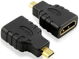 Перехідник гніздо HDMI F/ MICRO HDMI штекер (прямий)