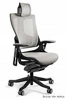 Ергономічне крісло Wau 2 чорний MESH світло-сірий