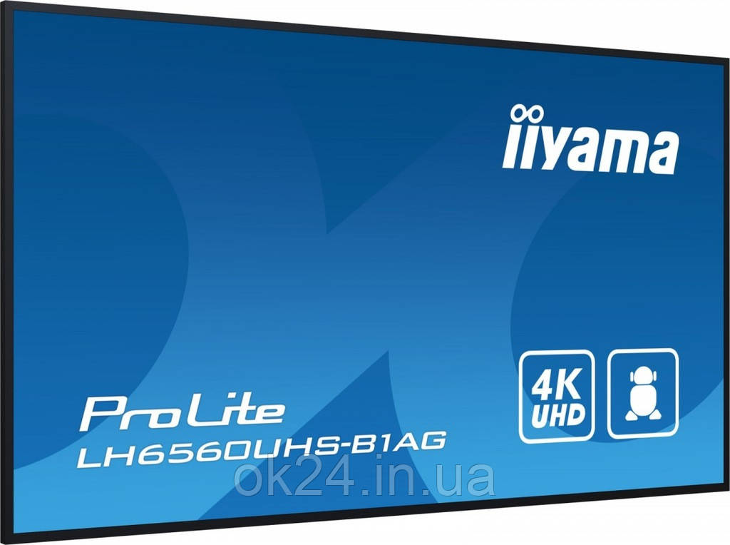Світлодіодний монітор iiyama LH6560UHS-B1AG 64,5" 3840 x 2160 пікселів VA