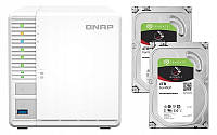 Файловий сервер QNAP TS-364-8G NAS + 2x 4TB Seagate