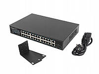 LANBERG SWITCH POE RACK 19" 24X 1GB POE+/2X GB/2X SFP 250W