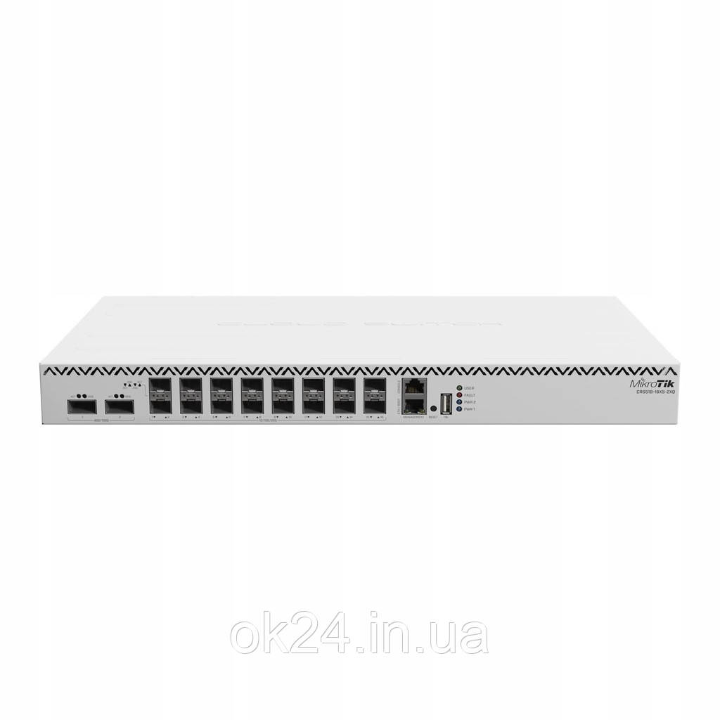 Комутатор хмарного маршрутизатора MikroTik CRS518-16XS-2XQ-RM