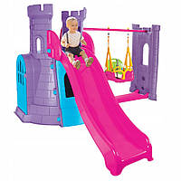 WOOPI Playground Castle 3in1 Swing Slide 166 см